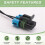2X 12-00767-00 Water Temperature Sensor for Carrier Transicold Vector /  / Maxima 120076700 10