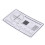 2X Microscope Correction Ruler Optical Correction Sheet Precision Instrument Detection Film Calibration Plate,B 4