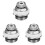 3X Fully Automatic Air Vent Auto Cut-Off Self Bleeding Radiator Valve 1/2inch for Heating Systems 1