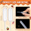 2000 Pcs 4 Ml Plastic Pipettes Squeeze Transfer Dropper Disposable Liquid Dropper Transfer Pipettes 4