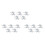 30 LED Inner Hinge Lamp Wardrobe Hinge Light Under Cabinet Light Cupboard Sensor Lights for Bedroom Kitchen Closet 1
