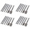 24PCS HSS Rotary Multi Tool Burr Routing Router Bit Mill Cutter Attachment for 1