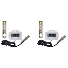 2X 5-Siffrig Elektronisk Digital Display Counter Proximity Industriell Magnetisk Sensor Omkopplare Stämpel Counter Induktionsmätare A