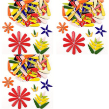 3X 100g Pack Droplet-Shaped Ceramic Mosaic Tiles, DIY Handmade Colorful Irregular Shaped Ceramic Pieces for Crafting