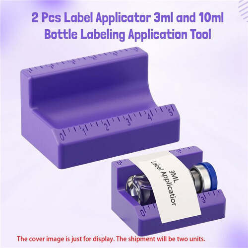 6 Pcs Vial Label Applicator 3ml and 10ml Bottle Labeling Application Tool for Small Essential Oils Containers Bottles B