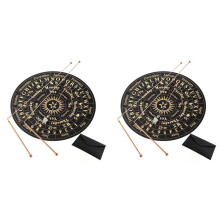 Copper Dowsing Rods - 4PCS Divining Rods+Dowsing Pendulum + Divination Mat- Divining Water, Treasure, Buried Items Etc
