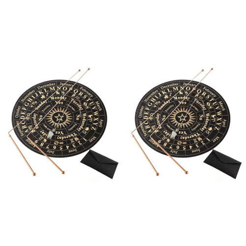 Copper Dowsing Rods - 4PCS Divining Rods+Dowsing Pendulum + Divination Mat- Divining Water, Treasure, Buried Items Etc