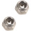 400Pcs M2 Zinc Plated Self-Locking Nylon Insert Hex Lock Nuts 5