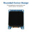 2pcs 1.69 Inch TFT LCD Screen Module ST7789V3 SPI Interface,Ultra Thin 240x280 Color Display 3