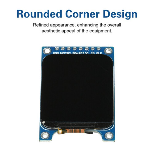 2pcs 1.69 Inch TFT LCD Screen Module ST7789V3 SPI Interface,Ultra Thin 240x280 Color Display 2