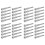 40Pcs Invisible Cable Railing Kit, Swage Stud End for Cable Railing, Swage Tensioner Cable Railing System for Wood 1