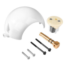 385318162 RV Toilet Flush Pedal & Shaft Kit for Sealand Vacuum Toilets, L for Trailer& Boat Toilets