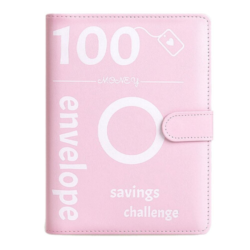 2X 100 Day Challenge Money Saving Binder Leather Envelope Challenge Binder, Easy, Engaging and Rewarding 1