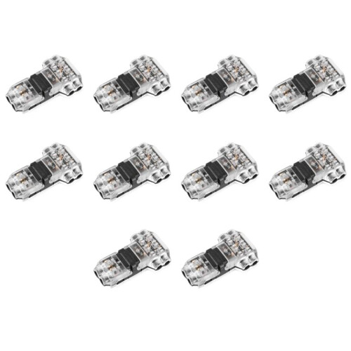 10PCS Wire Connector, Low Voltage Wire Connector, T-Plug Wire Connector, T-Plug 2-Pin Wire Splice Connector