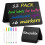 Pacote com 12  Placas de Quadro Negro de 4 Polegadas X 3 Polegadas para Festa-Bufê, Etiquetas de Alimentos para Suprimentos de Festa-Placas de 1
