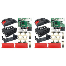 2X 10-Loch 21700 Li-Ionen-Akku Kunststoffgehäuse PCB-Schutzplatine für  Zhipu Hongsong Jingmi für  18-V-Akku
