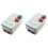 2X Magnetischer Elektromotorstarter, 220 V, 4 KW, 5,5 PS, Dreiphasiger oder Einphasiger Motorstarter mit Magnetschalter. 1