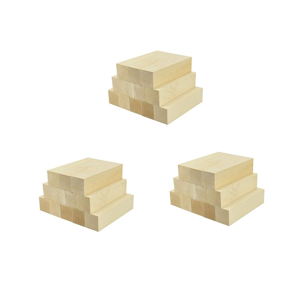 36X Whittling And Carving Wood Blocks Unfinished Wood Blocks Basswood Carving Blocks Soft Wood Set For Carving Beginners 6034164961840