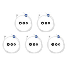 5X Sink Soap Dispenser Extension Tube Kit 45Inch with Check Valve, No Need to Fill the Little Bottle Again