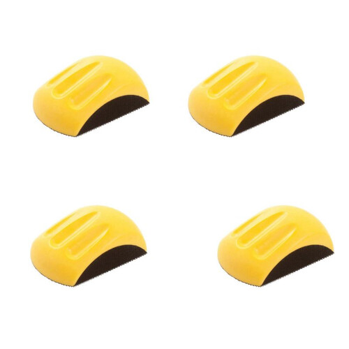4X Bloco de Lixa Manual de 6 Polegadas para Lixa de Gancho e LaçO Almofada de Polimento Almofada de Polimento Ferramentas Abrasivas 1