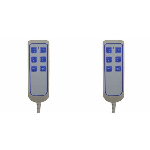 2X SK-04 Lift Chair Hand Controller IP66 Lifting Bed Remote Control Electric Push Rod Controller with 8 Pin 9 Core Plug