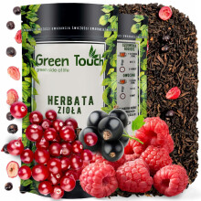 Rød Pu-erh te med hindbær, tranebær og solbær 50g