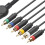 3X Suitable for PS2/PS3 Component Cable 1.8M Suitable for PS 2/3 High Resolution Game Cable Accessories 2