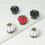24pcs Pumpkin Ceramic Handles 38mm Drawer Knobs Cupboard Door Handles Single Hole Cabinet Handles 7