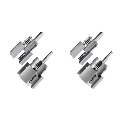 2X Integrated Internal & External Pipe Threading Tool, Dual-Function Pipe Thread Cutting Tool, 1/2inch + 3/4inch
