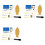 3X Welding Practice Kit, Electromagnetic Swing Welding Kit Leaf Shape Pendulum Needle with LED Light Kit,for Decoration 1