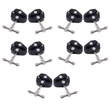 10Er Pack Super Klemme Krabbe Klemme Fotografie mit / 1/4 und 3/8 Zoll Gewindestangen Klemme Zangen Clip für Dslr Ausrüstung Kameras, 15 mm Stangen,