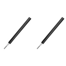 2Satz 9/16 Zoll (14 mm) Elektro-Steckschlüssel, 12 Zoll Steckschlüssel-Hohlnuss mit 1/4 Zoll Sechskantschaft, Passend für Lange Schrauben und