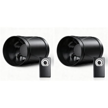 2X Inline Pipe Fan, 100 mm Adjustable,Quiet Extractor Fan with Power Cable, Bathroom Fan Basements EU Plug