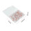 200Pcs Rose Gold Push Pins ThumbTacks Transparent Plastic Round  Map Tacks 8