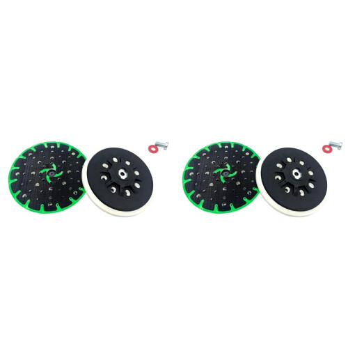 2Conjunto Disco de Lixa Macio de 6 Polegadas para Lixadeiras para  ETS 150/3 EQ, ETS 150/5 EQ, ETS EC 150/3 EQ e ETS EC 150/5 EQ