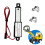 4X  Atuador Linear Elétrico - Curso de 1,2 Polegadas, 64N / 14,4 Libras, Velocidade de 0,6 Polegadas / S  Atuador de Movimento à Prova D'água 2
