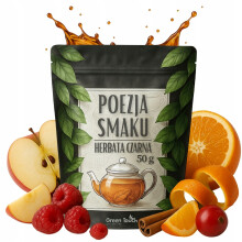 Sort te Smagens Poesi 50 g appelsin med æble og kanel hindbær