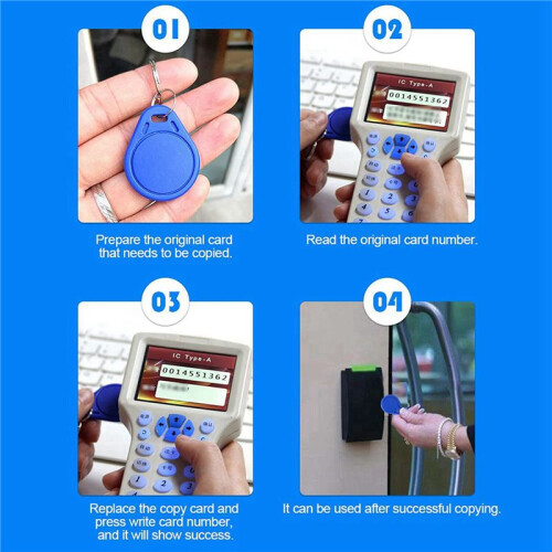 100Pcs 125 Khz Proximity ID Card RFID Keyfob Access Control Key for Door Entry Access Control System TK4100 2