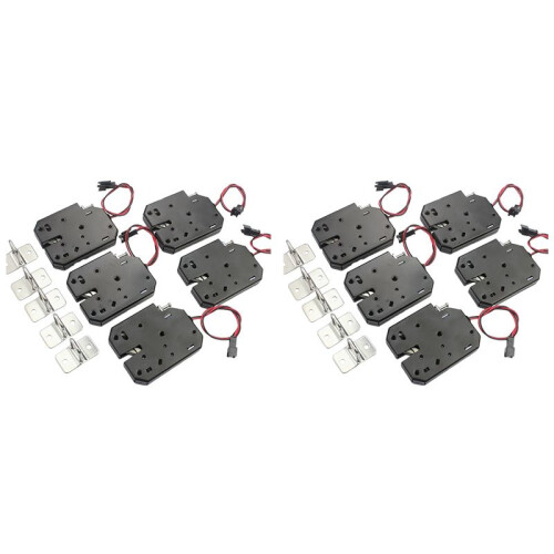 Door Locks 10PCS  12V Small Electromagnetic Lock Automatic Vending Electric Control  Cabinet Door Electronic Lock