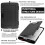 5X Clip Board Organizer Clipboards with Storage Nursing Clipboard Foldable File Folder Plastic Clipboard (Black) 4