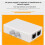 2X RJ45 Splitter Selector  2  Network  Freely Between Intranet & Extranet Network 6