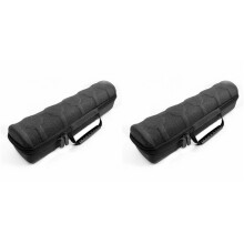 2X 5 Slots Hard Watch Box Organizer Soft Foam Pillows Watch Box Organizer Watch Case Fit to 61mm Face Size Watch