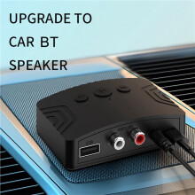 2X 5.3 Audio Receiver Transmitter 3.5mm AUX RCA USB Stereo Music Wireless Audio Adapter for PC Car Speaker