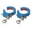 4X Cable Laying Roller Helper Adjustable Clamp Pulley Cable Wire Threading Tool Cable Tray Roller Cable Threading 3