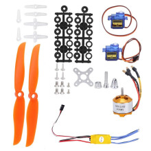 2X SG90 Servo 2212 KV2200 Brushless Motor 30A ESC 6035 Propeller Accessory Electric Motor Kit for Rc Airplane Motor