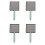 4X FSR406 Force Sensitive Resistor for   Force Sensing Resistor Flexible Sensor Module 1