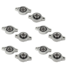 KFL002 FL002 Self Aligning Pillow Block Flange Bearing 15mm 10PCS