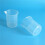 Kitchen Lab Graduated Beaker Clear Plastic Measuring Cup Thicken with Cap Measuring Jug 200mL 10pcs 5