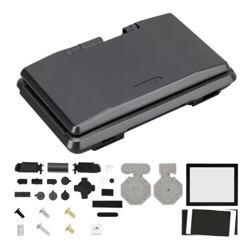 2 Set Replacement for   NDS Game Console Full Set Shell Cover with Buttons Protective Case Accessories A 1