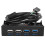 2X USB Front Panel, High Speed 4  2 USB 3.0+2 USB 2.0 Hub, 19PIN/9 Pin 3.5 Inch Front Panel Connector 4